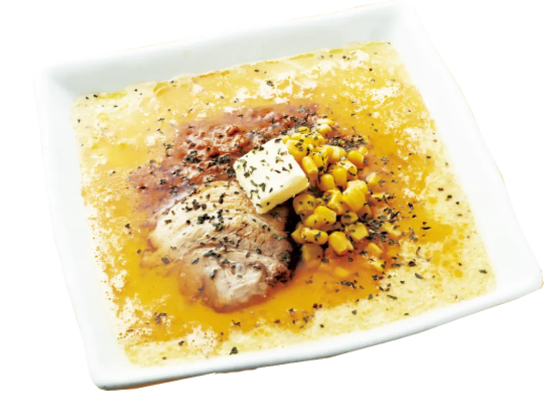 八丁味噌バターコーンポタージュ仕立て